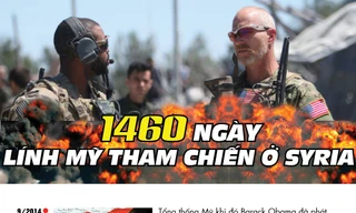 [Infographics] 1460 ngày lính Mỹ tham chiến ở Syria