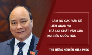 Thủ tướng và 4 ‘tư lệnh’ ngành trả lời chất vấn