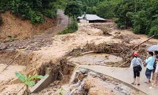 Nguy cơ sạt lở đất và lũ quét vùng núi phía Bắc