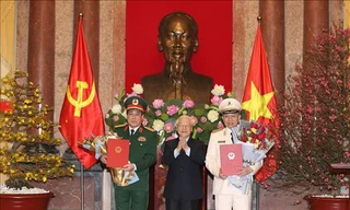 [Infographics] Sự nghiệp của Đại tướng Lương Cường