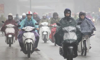 Hà Nội đêm và sáng sớm có mưa rải rác