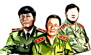 [Infographics] Ba tướng công an 'ngã ngựa' gây rúng động