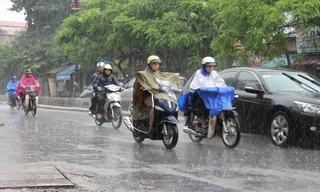 Thời tiết 13/7: Bắc Bộ mưa dông diện rộng