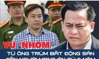 [Infographics] Từ ông trùm bất động sản đến người mang án tù 9 năm
