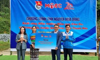 Công ty MITEC tài trợ cải tạo điểm trường ở miền núi tỉnh Thanh Hoá
