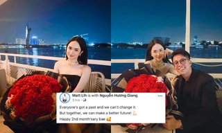 Mặc kệ thị phi, Hương Giang - Matt Liu đăng ảnh hạnh phúc kỉ niệm 2 tháng bên nhau