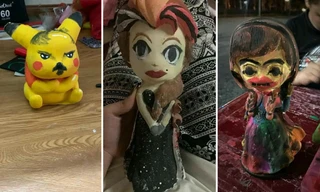 "Đu trend" ngược về quá khứ, Gen Z trổ tài tô tượng và cái kết muốn "bay màu" tuổi thơ