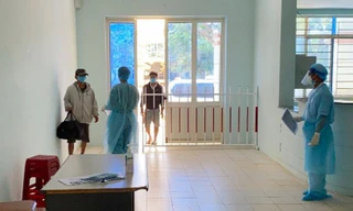 Bên trong Trung tâm Y tế huyện Bình Sơn, Quảng Ngãi 