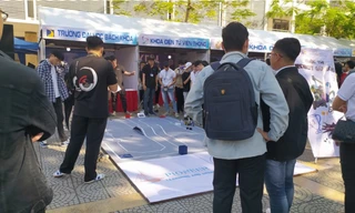 Triển lãm giới thiệu hơn 60 sản phẩm công nghệ của học sinh, sinh viên thành phố Đà Nẵng. 