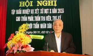 Ông Lê Văn Phước khi còn làm Chánh án TAND tỉnh Phú Yên - 