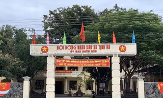 UBND xã Tịnh Hà, huyện Sơn Tịnh, Quảng Ngãi nơi hàng loạt lãnh đạo bị kỷ luật- Ảnh Nguyễn Ngọc