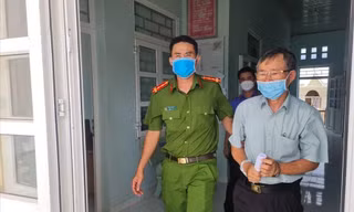 Bị can Phí Văn Thành bị bắt.