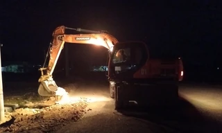 Xuyên đêm thi công cao tốc Phan Thiết - Vĩnh Hảo