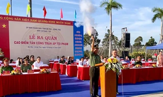 Công an nhiều địa phương đồng loạt ra quân trấn áp tội phạm dịp Tết Nguyên đán