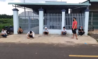 7 thanh niên tụ tập đá gà qua mạng Internet bị phát hiện. Ảnh: CTV.