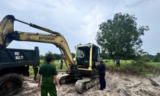 Bắt quả tang 3 vụ khai thác khoáng sản trái phép