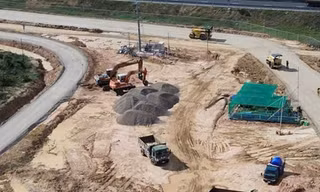 Trạm dừng nghỉ đầu tiên trên cao tốc Vĩnh Hảo - Phan Thiết hoạt động trước Tết