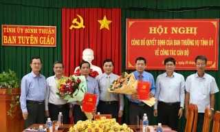 Bình Thuận điều động, bổ nhiệm nhiều cán bộ chủ chốt