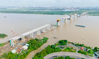 Cầu 1.600 tỷ đồng nối TPHCM với Đồng Nai thi công tới đâu?