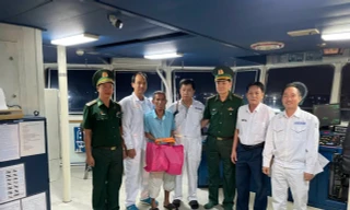 Cứu được ngư dân bị trôi dạt từ vùng biển Bình Thuận vào Bà Rịa - Vũng Tàu