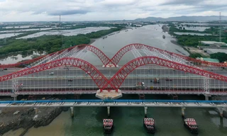 Cận cảnh cầu có hình dáng chim Hải Âu tung cánh ở Bà Rịa - Vũng Tàu