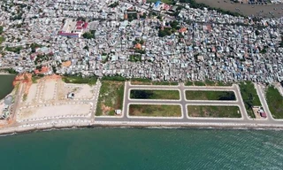 Bình Thuận dừng giao dịch tại dự án Lấn biển bố trí sắp xếp lại dân cư và chỉnh trang đô thị phường Đức Long.