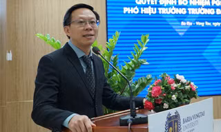 Trường ĐH Bà Rịa - Vũng Tàu có Phó Hiệu trưởng mới