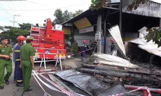 Nạn nhân 3 tuổi trong vụ cháy tiệm sửa xe ở Phan Thiết không qua khỏi