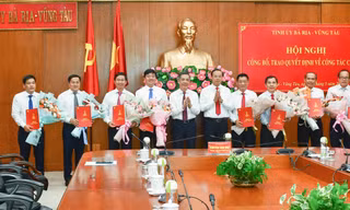 Bà Rịa - Vũng Tàu điều động, bổ nhiệm 8 cán bộ chủ chốt