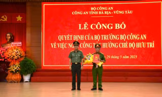 Triển khai quyết định cán bộ của Bộ Công an ở Bà Rịa-Vũng Tàu, Long An