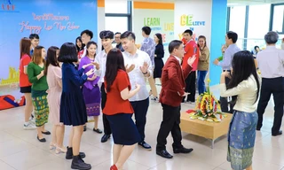 Sinh viên Lào đón tết truyền thống tại trường đại học