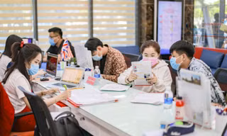 Điểm sàn xét tuyển trường ĐH Kinh tế Tài chính TP. HCM cao nhất 20.