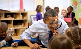 Nhí nhảnh như tổng thống Mỹ Obama