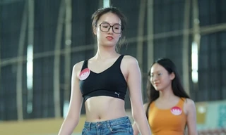 Buổi tập cuối của 35 thí sinh Hoa hậu Việt Nam 2022