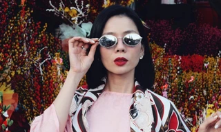 Sao Việt xúng xính áo dài, trang hoàng nhà cửa ngày cuối năm 