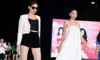 Buổi tổng duyệt bikini đến 1h sáng của Đỗ Thị Hà và 35 thí sinh Hoa hậu Việt Nam
