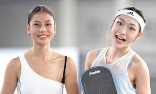 Đỗ Thị Hà và dàn người đẹp thi đấu ngày cuối ở Giải Vô địch Pickleball Việt Nam