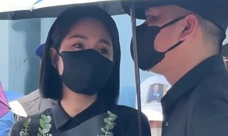 Lê Phương, Vân Trang, Cát Tường tiễn biệt Quý Bình ra biển Cần Giờ