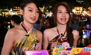 Thí sinh Hoa hậu Hong Kong hát, nhảy ở phố đi bộ Hội An