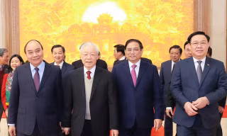 Tổng Bí thư Nguyễn Phú Trọng dự Hội nghị Chính phủ với các địa phương