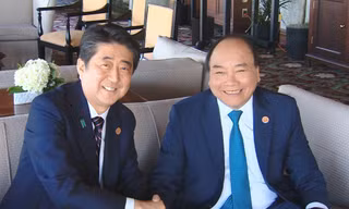 Hình ảnh Thủ tướng Nguyễn Xuân Phúc gặp gỡ các lãnh đạo thế giới