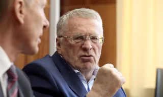 Ứng viên tổng thống Nga Vladimir Zhirinovsky. Ảnh: Moskva News Agency.