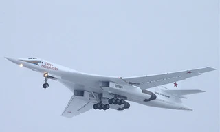 Máy bay ném bom Tu-160 của Nga.