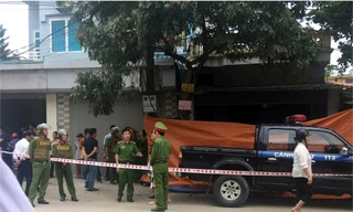 Ngôi nhà nơi xảy ra vụ nổ súng.