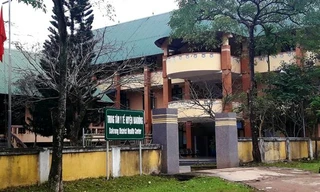 Trụ sở Trung tâm Y tế huyện rẻo cao Đakrông.