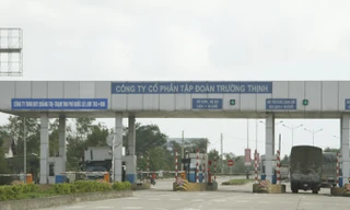 Trạm BOT Quảng Trị đặt tại Km 763+800 Quốc lộ 1A. Ảnh: H.T.