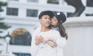 Chuyện tình ngọt ngào như phim của hậu vệ Hà Nội FC