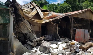 Căn nhà của Nguyễn Thanh Thuận. Ảnh: Văn Chương.