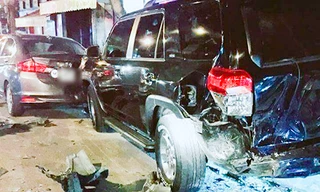 Hiện trường vụ tai nạn. Ảnh: Otofun.