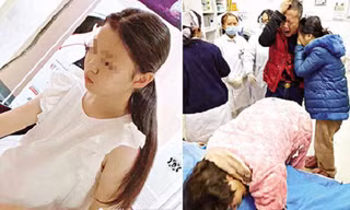 Tiểu Di (trái) là học sinh giỏi trong lớp. Bố mẹ em suy sụp khi hay tin con bị bạn sát hại. Ảnh: Haixia.